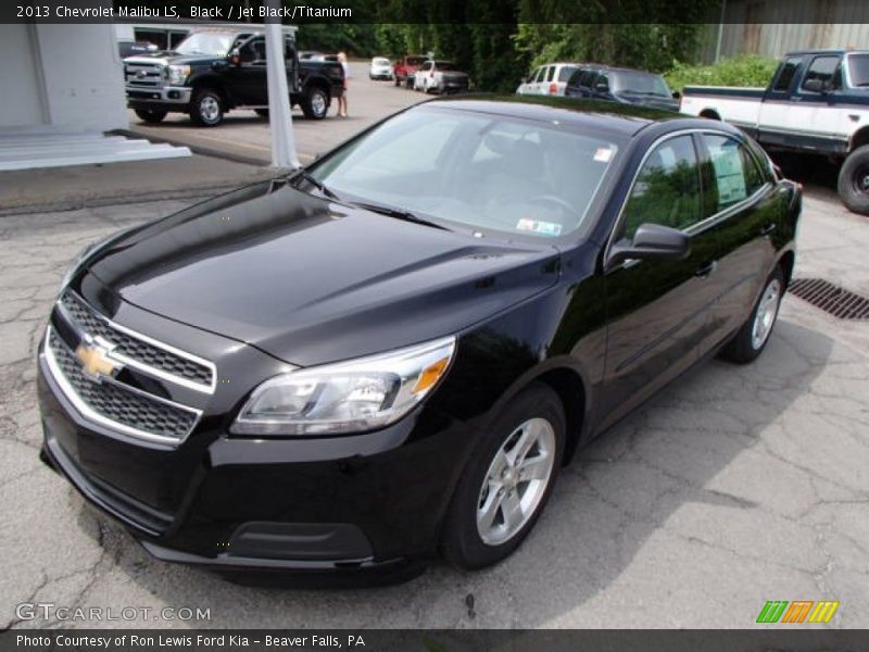 Black / Jet Black/Titanium 2013 Chevrolet Malibu LS
