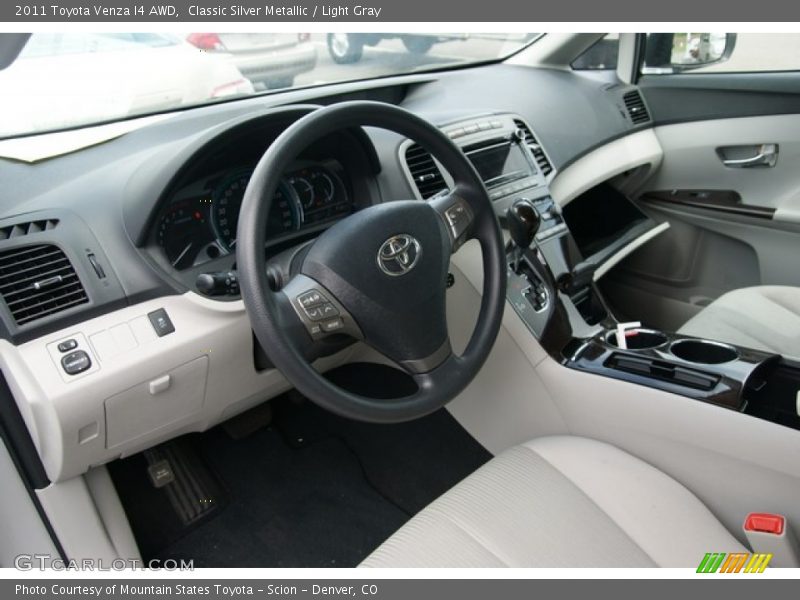 Classic Silver Metallic / Light Gray 2011 Toyota Venza I4 AWD