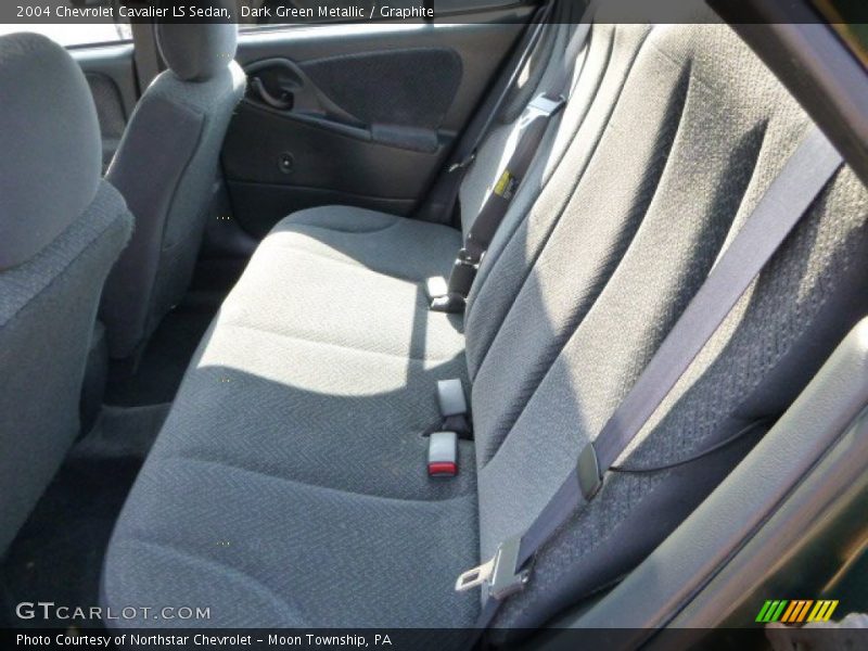 Dark Green Metallic / Graphite 2004 Chevrolet Cavalier LS Sedan