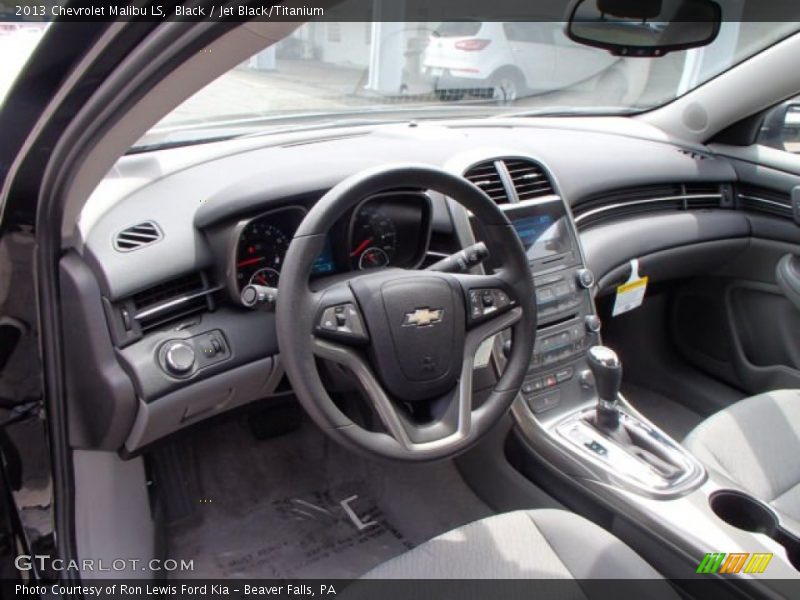 Black / Jet Black/Titanium 2013 Chevrolet Malibu LS