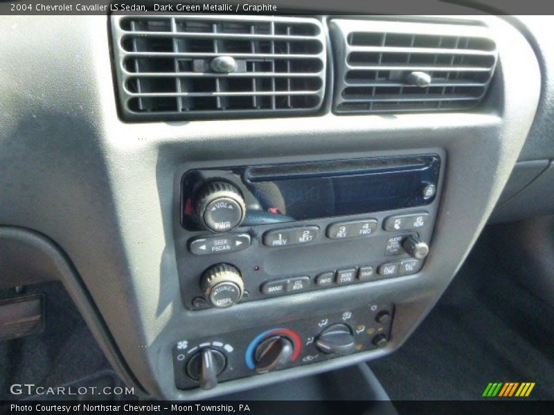 Dark Green Metallic / Graphite 2004 Chevrolet Cavalier LS Sedan