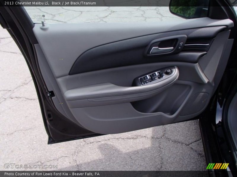 Black / Jet Black/Titanium 2013 Chevrolet Malibu LS