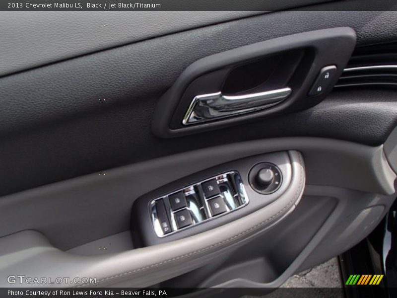 Black / Jet Black/Titanium 2013 Chevrolet Malibu LS