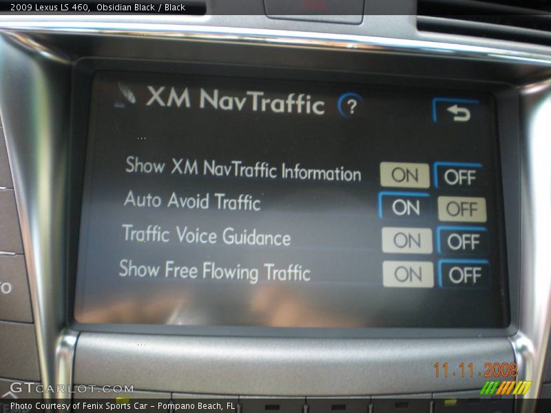 Obsidian Black / Black 2009 Lexus LS 460
