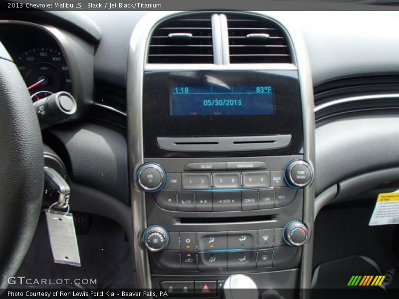 Black / Jet Black/Titanium 2013 Chevrolet Malibu LS
