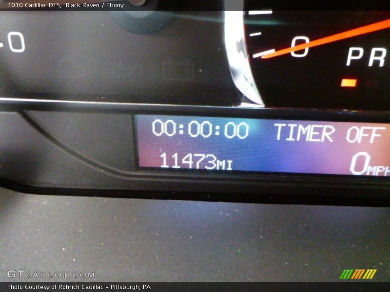 Black Raven / Ebony 2010 Cadillac DTS
