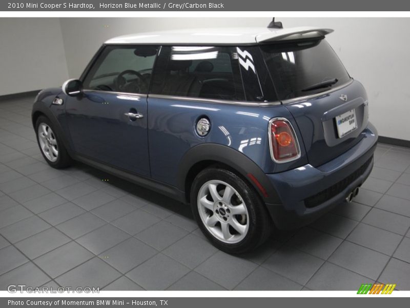 Horizon Blue Metallic / Grey/Carbon Black 2010 Mini Cooper S Hardtop