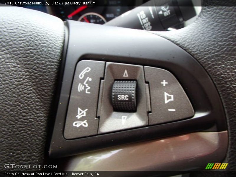 Black / Jet Black/Titanium 2013 Chevrolet Malibu LS