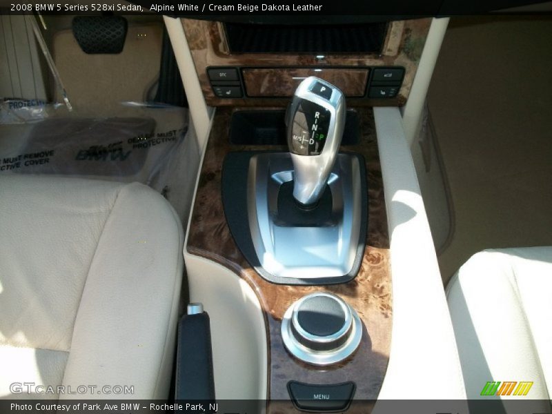 Alpine White / Cream Beige Dakota Leather 2008 BMW 5 Series 528xi Sedan