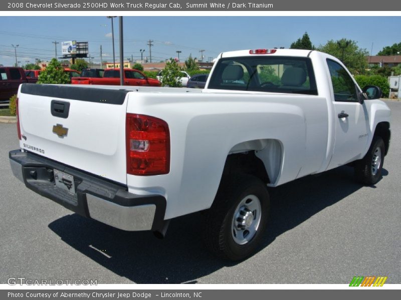  2008 Silverado 2500HD Work Truck Regular Cab Summit White