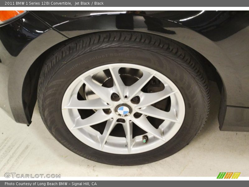 Jet Black / Black 2011 BMW 1 Series 128i Convertible