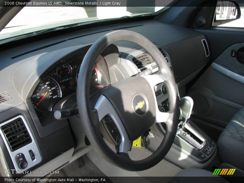 Silverstone Metallic / Light Gray 2008 Chevrolet Equinox LS AWD