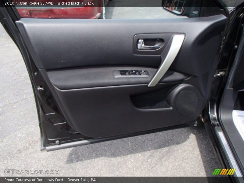 Wicked Black / Black 2010 Nissan Rogue SL AWD