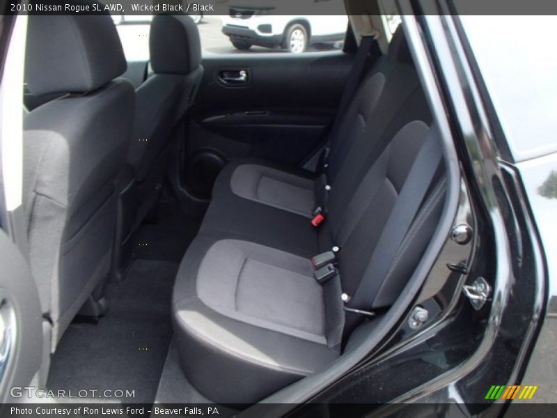 Wicked Black / Black 2010 Nissan Rogue SL AWD