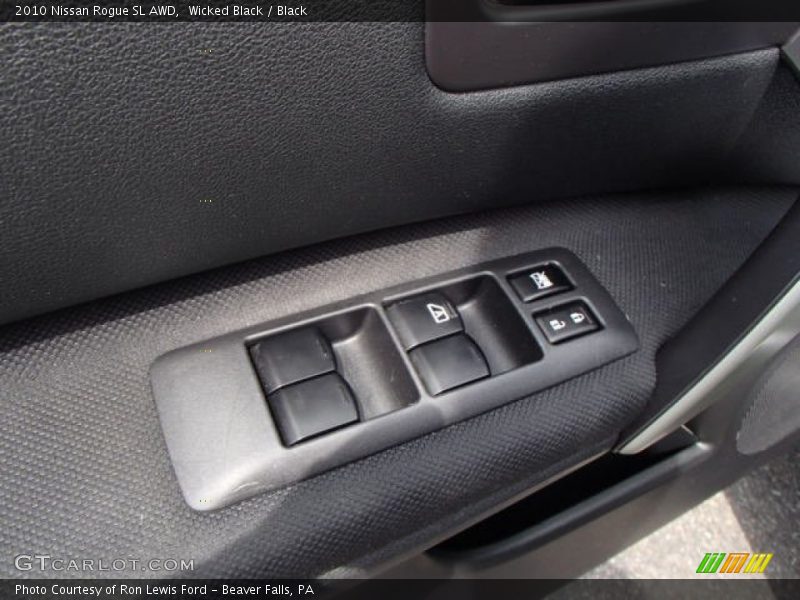 Wicked Black / Black 2010 Nissan Rogue SL AWD