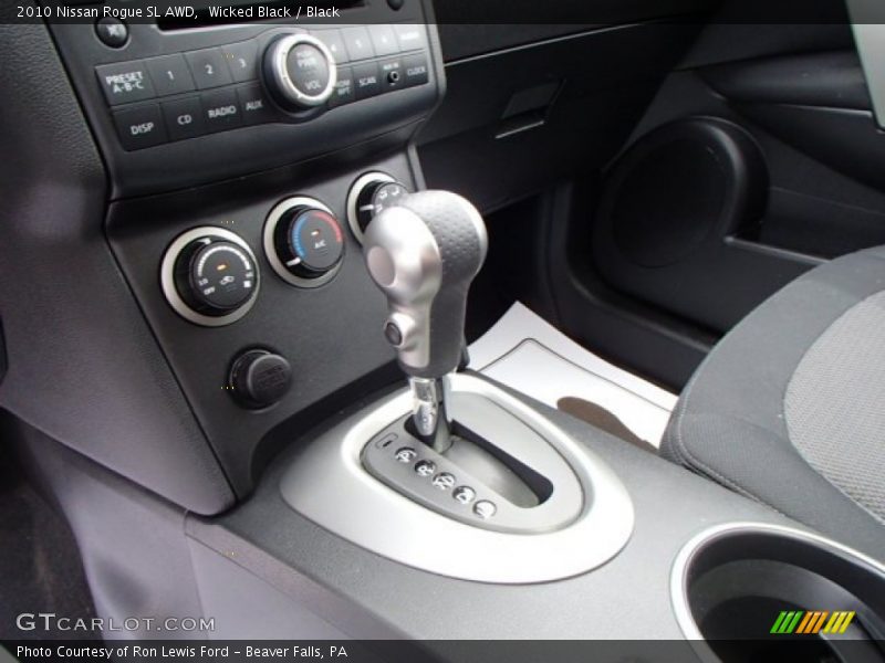 Wicked Black / Black 2010 Nissan Rogue SL AWD