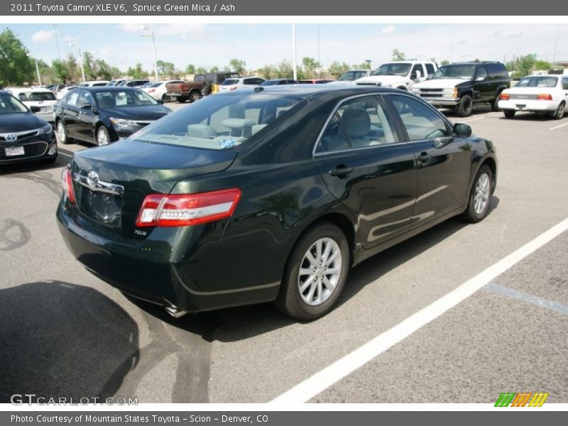Spruce Green Mica / Ash 2011 Toyota Camry XLE V6