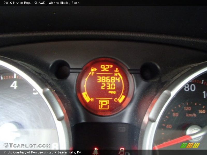 Wicked Black / Black 2010 Nissan Rogue SL AWD