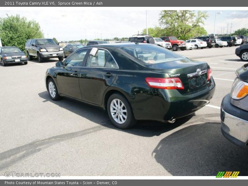 Spruce Green Mica / Ash 2011 Toyota Camry XLE V6