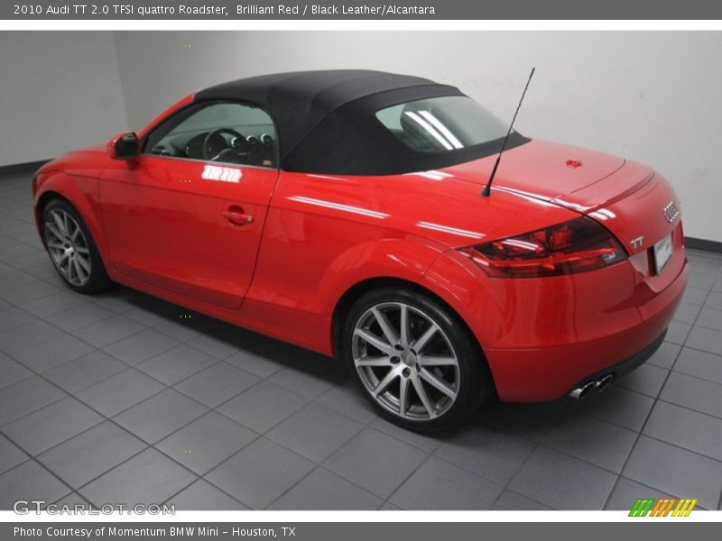 Brilliant Red / Black Leather/Alcantara 2010 Audi TT 2.0 TFSI quattro Roadster