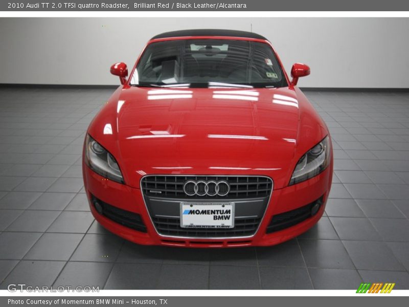 Brilliant Red / Black Leather/Alcantara 2010 Audi TT 2.0 TFSI quattro Roadster