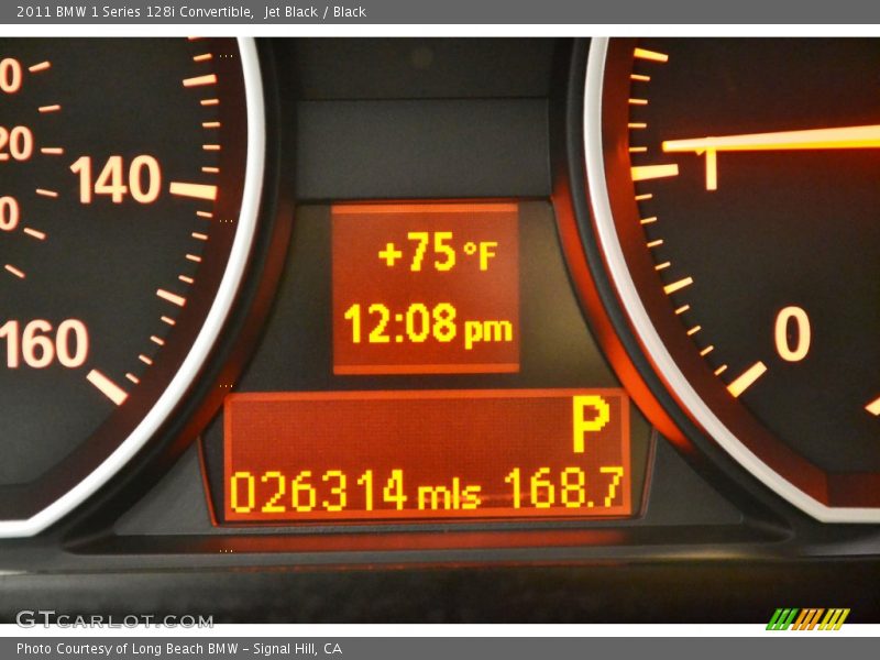 Jet Black / Black 2011 BMW 1 Series 128i Convertible