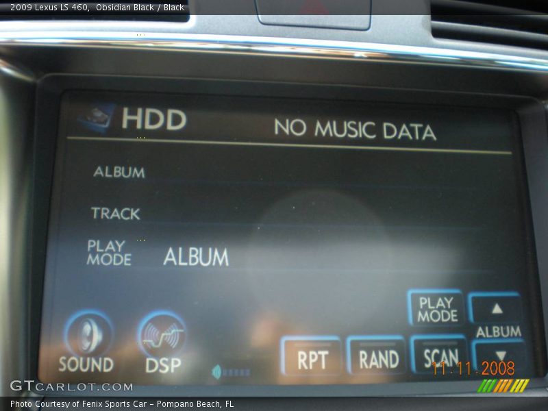 Obsidian Black / Black 2009 Lexus LS 460