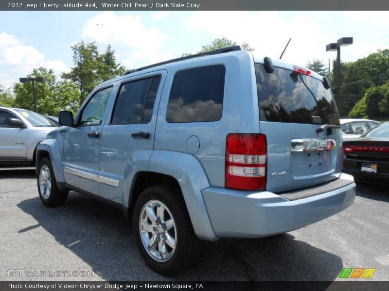 Winter Chill Pearl / Dark Slate Gray 2012 Jeep Liberty Latitude 4x4