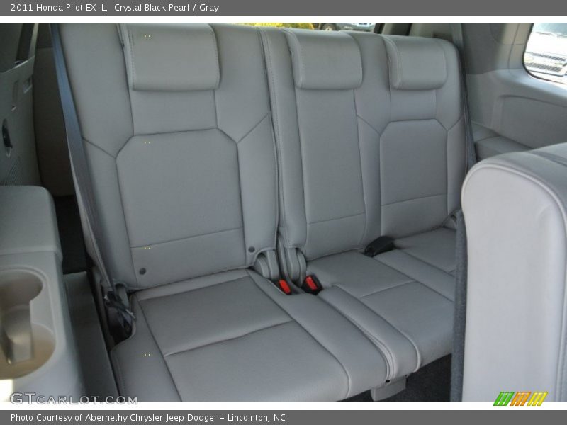 Crystal Black Pearl / Gray 2011 Honda Pilot EX-L