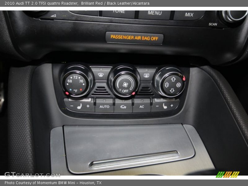 Controls of 2010 TT 2.0 TFSI quattro Roadster