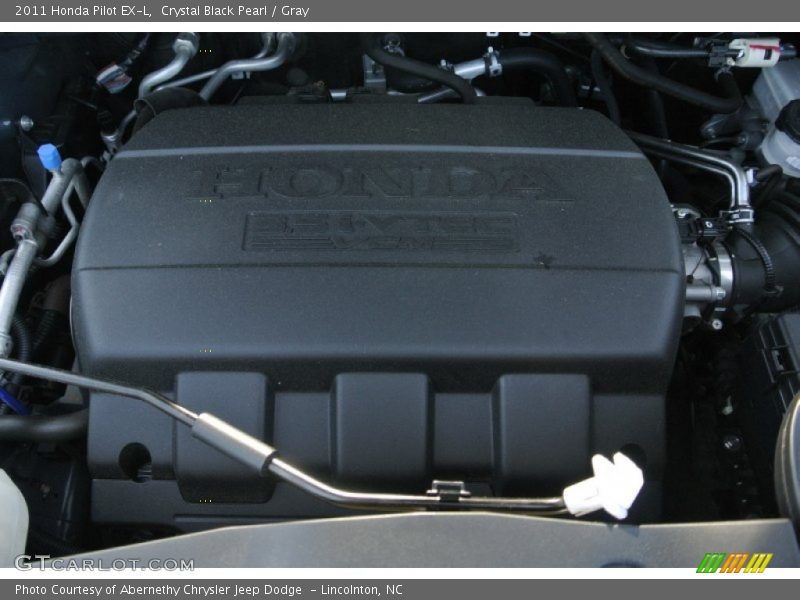 Crystal Black Pearl / Gray 2011 Honda Pilot EX-L