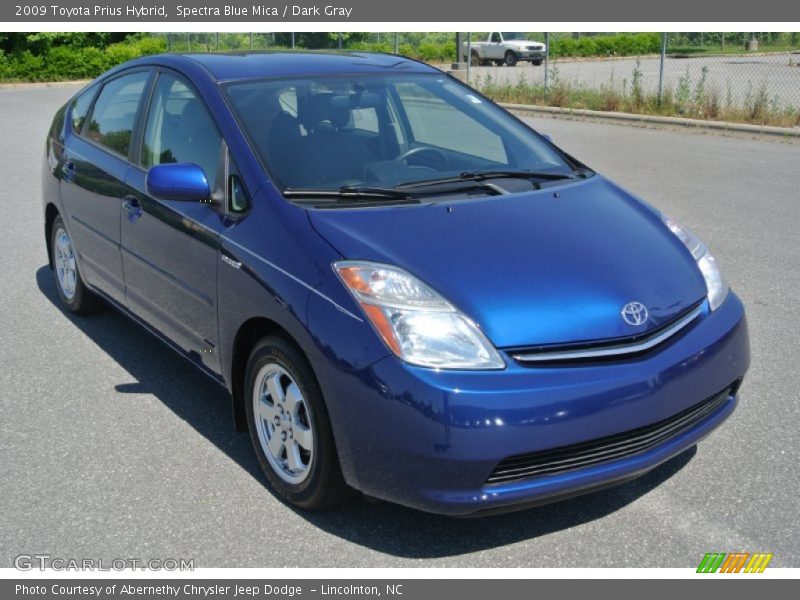 Spectra Blue Mica / Dark Gray 2009 Toyota Prius Hybrid
