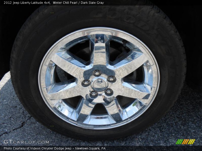 Winter Chill Pearl / Dark Slate Gray 2012 Jeep Liberty Latitude 4x4