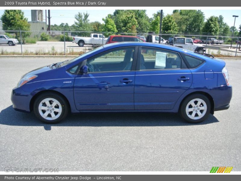 Spectra Blue Mica / Dark Gray 2009 Toyota Prius Hybrid