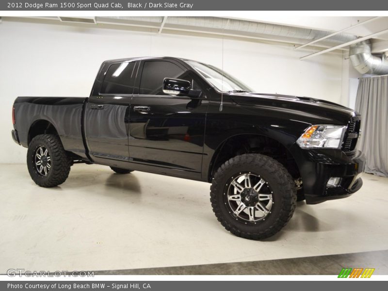 Black / Dark Slate Gray 2012 Dodge Ram 1500 Sport Quad Cab