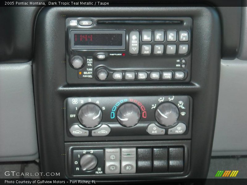 Dark Tropic Teal Metallic / Taupe 2005 Pontiac Montana