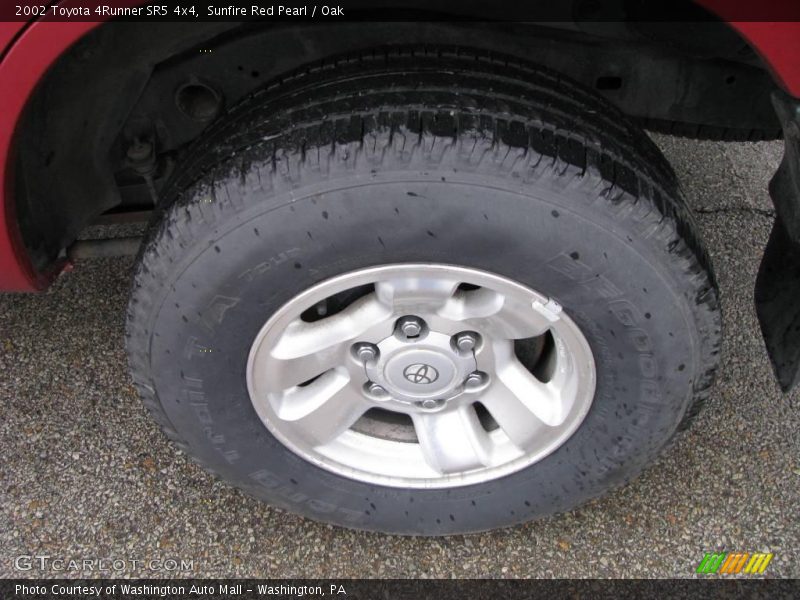 Sunfire Red Pearl / Oak 2002 Toyota 4Runner SR5 4x4