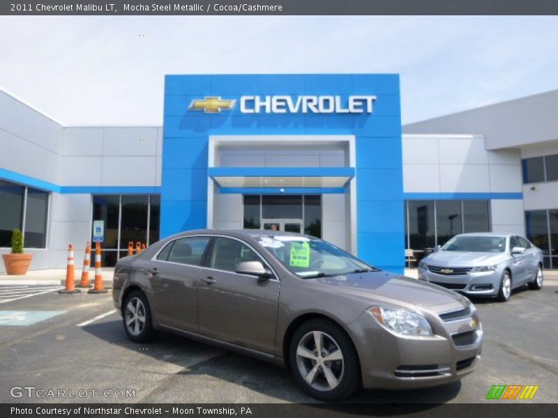 Mocha Steel Metallic / Cocoa/Cashmere 2011 Chevrolet Malibu LT