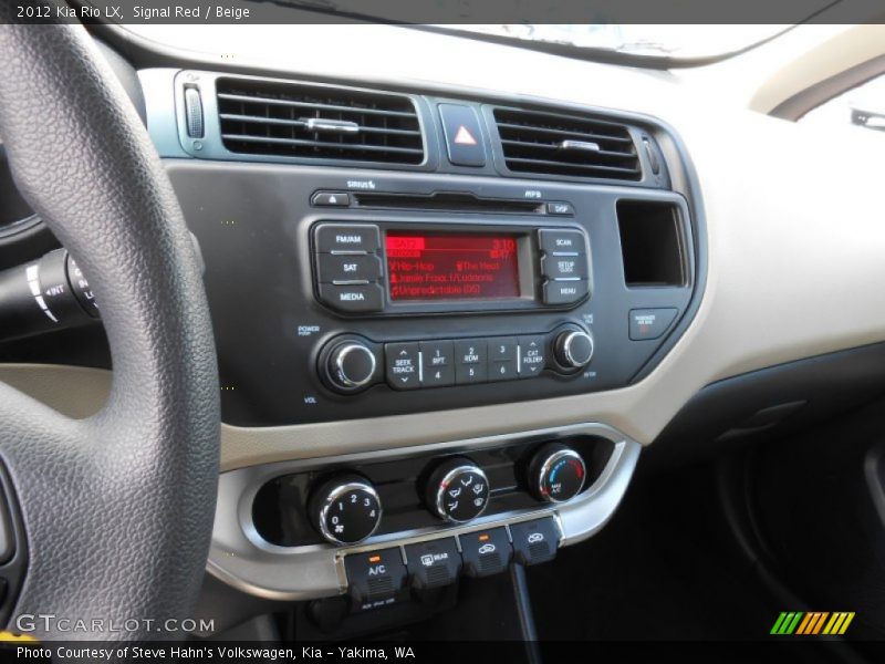 Signal Red / Beige 2012 Kia Rio LX
