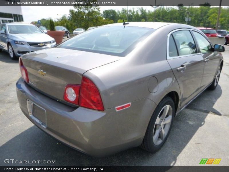 Mocha Steel Metallic / Cocoa/Cashmere 2011 Chevrolet Malibu LT