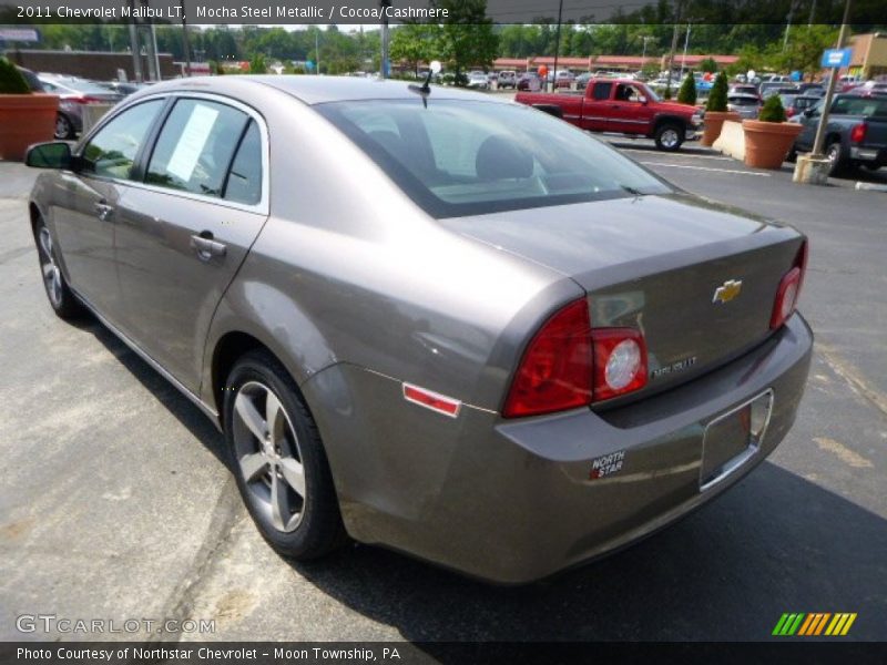 Mocha Steel Metallic / Cocoa/Cashmere 2011 Chevrolet Malibu LT