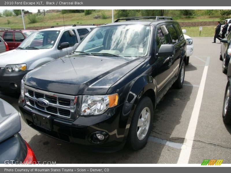 Black / Charcoal Black 2010 Ford Escape XLT