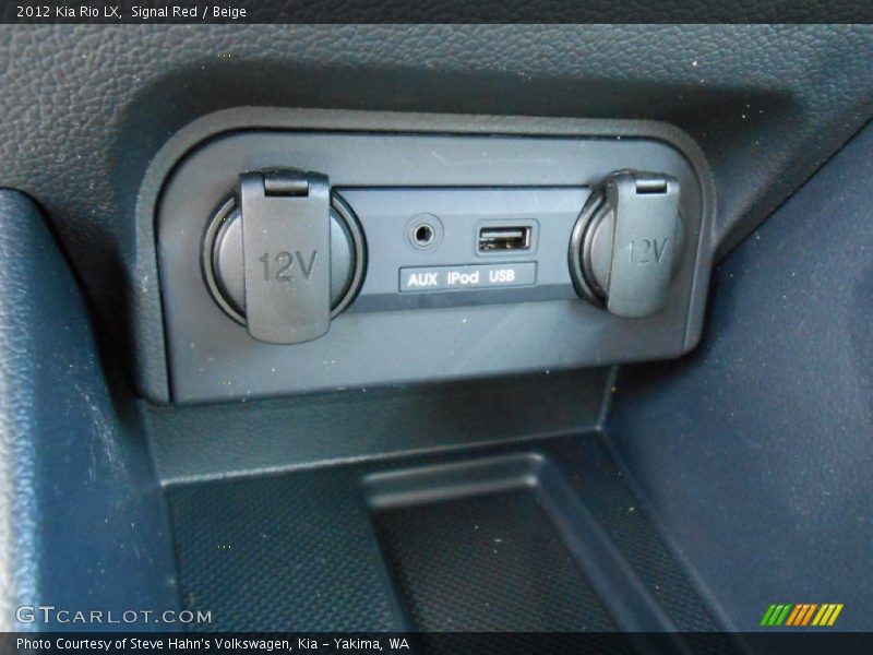Signal Red / Beige 2012 Kia Rio LX