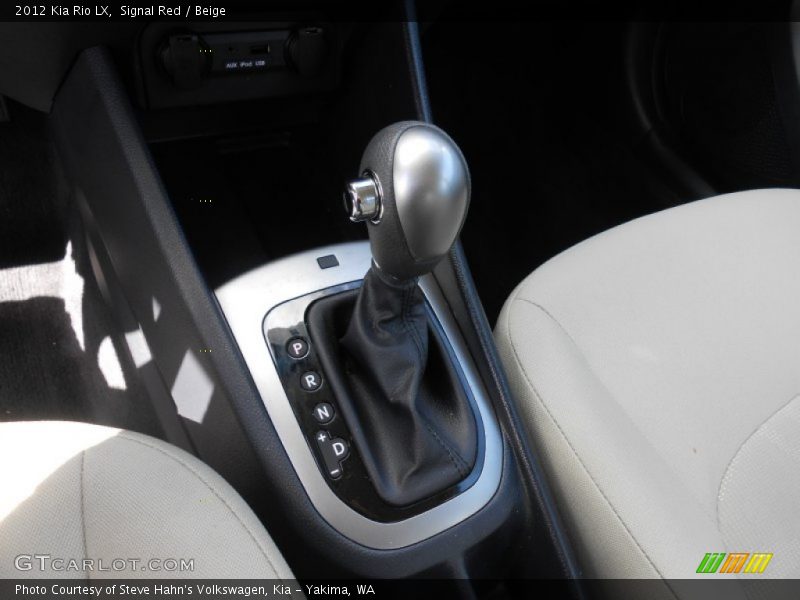 Signal Red / Beige 2012 Kia Rio LX