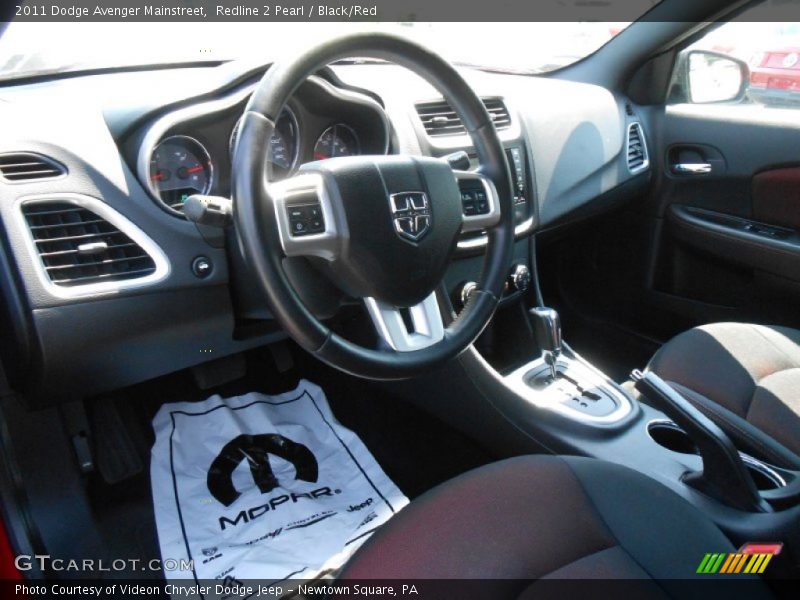 Redline 2 Pearl / Black/Red 2011 Dodge Avenger Mainstreet