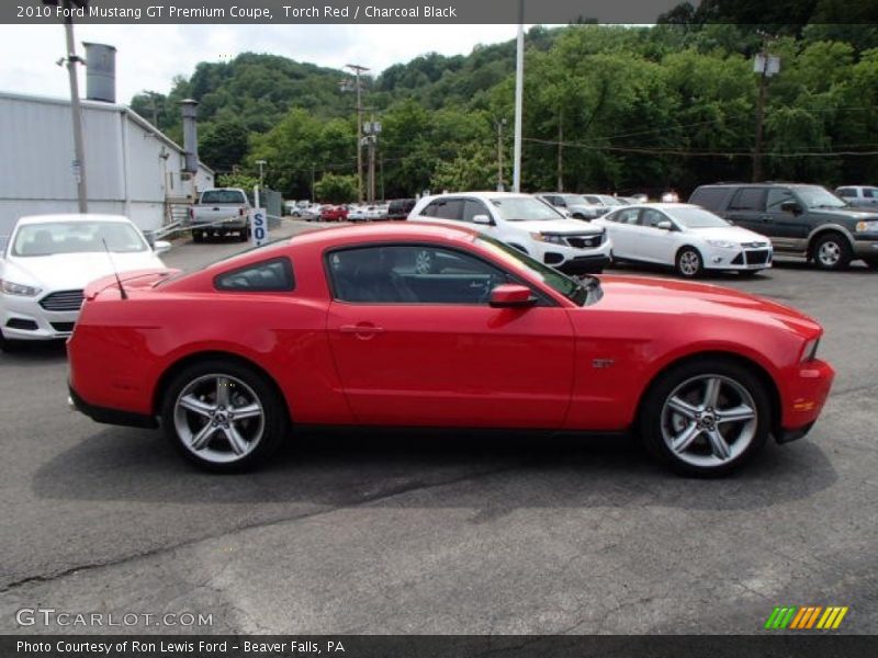 Torch Red / Charcoal Black 2010 Ford Mustang GT Premium Coupe