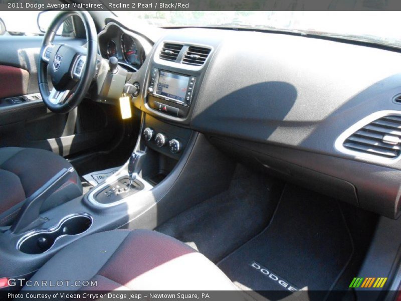 Redline 2 Pearl / Black/Red 2011 Dodge Avenger Mainstreet