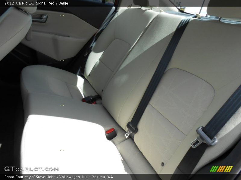 Signal Red / Beige 2012 Kia Rio LX