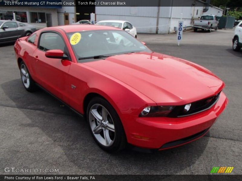Torch Red / Charcoal Black 2010 Ford Mustang GT Premium Coupe