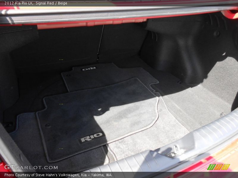 Signal Red / Beige 2012 Kia Rio LX